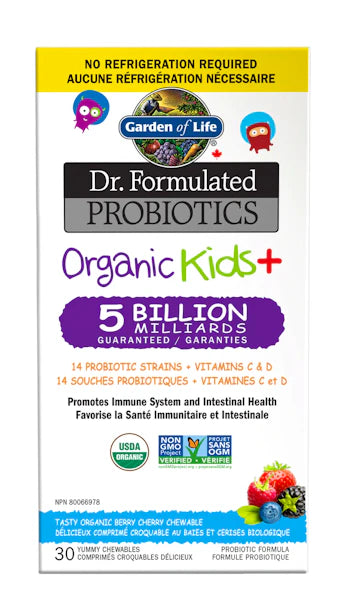 Dr. Formulated Probiotics for Kids 5 Billion - Berry Cherry - Lighten Up Shop
