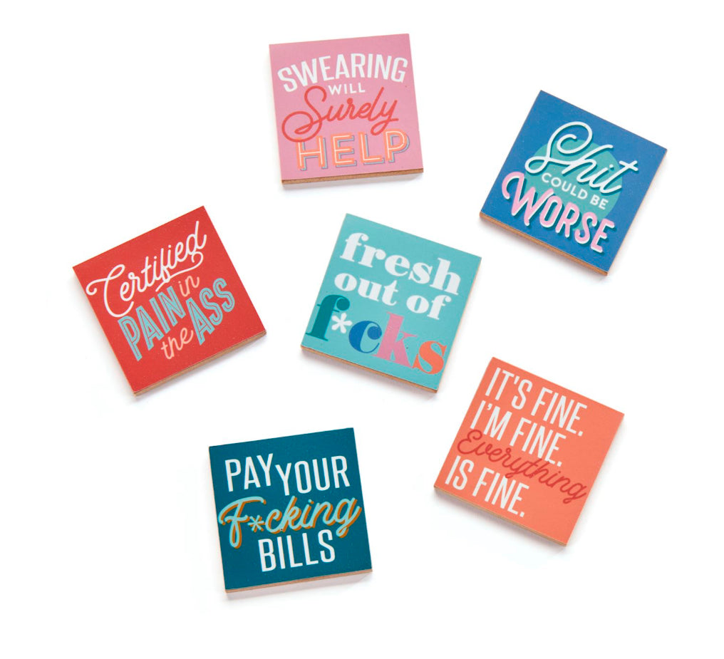 Dirty Words Magnet - Lighten Up Shop