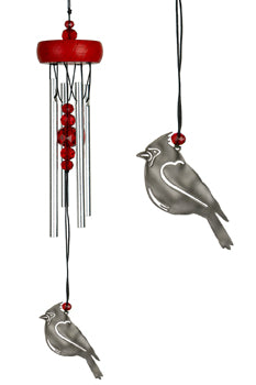 Cardinal Windchime Small - Lighten Up Shop