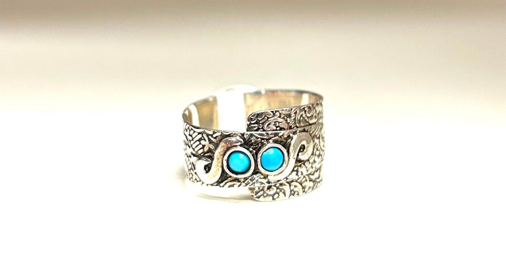 Turquoise Ring - Adjustable ($65) - Lighten Up Shop