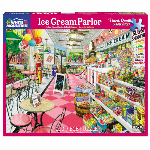 Ice Cream Parlor Puzzle 1000pc - Lighten Up Shop