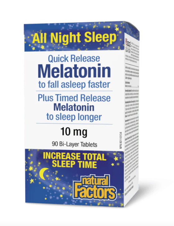 Melatonin 10mg 90 Bi-Layer Tablets