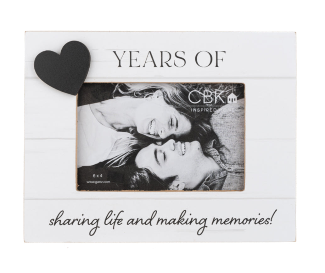 Anniversary Frame - Year Personalization - Lighten Up Shop