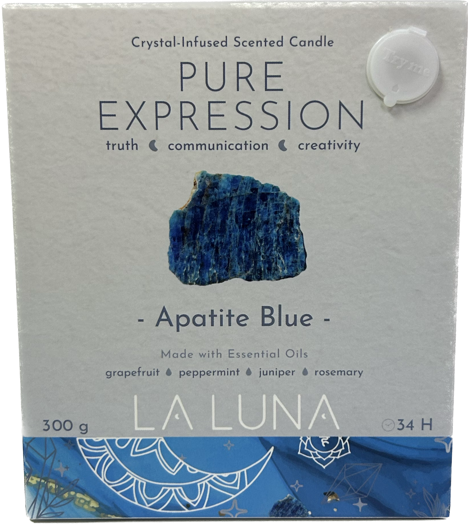 La Luna Crystal Infused Scented Candles - Lighten Up Shop