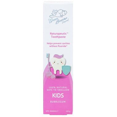 Green Beaver Kids Bubblegum Toothpaste 100g - Lighten Up Shop