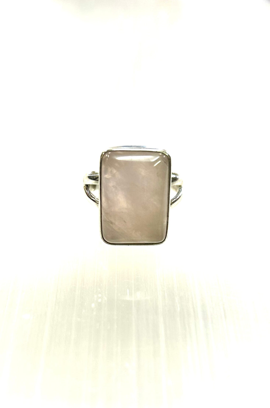 Rose Quartz Ring ($58) - Lighten Up Shop