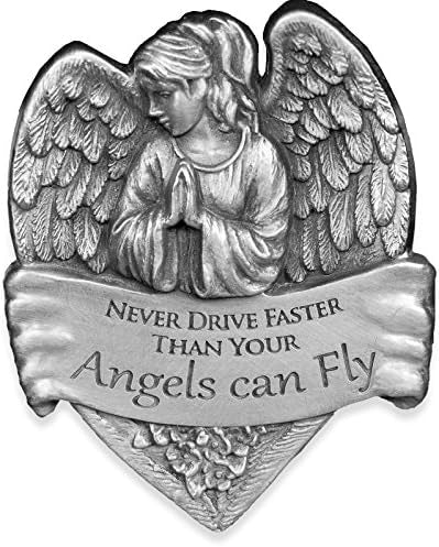 Visor Clip Never Drive Faster Than Your Angels Can Fly - Lighten Up Shop