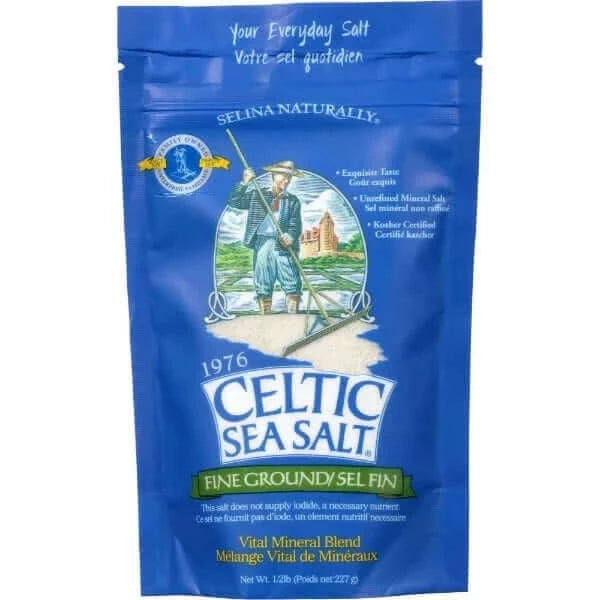 Celtic Sea Salt Fine Ground 227g - Lighten Up Shop