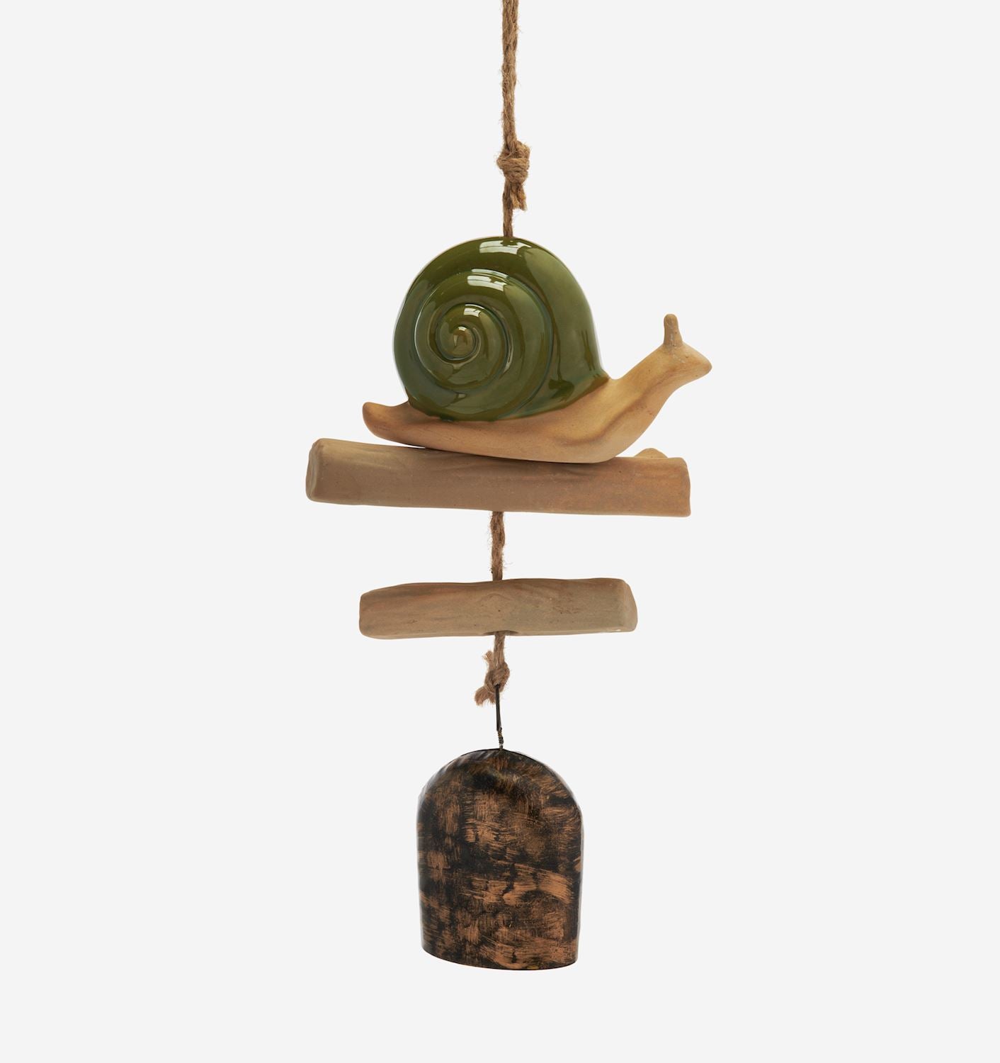 Ceramic Snail Windbell - Lighten Up Shop
