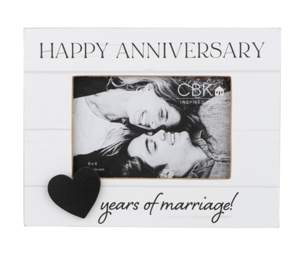 Anniversary Frame - Year Personalization - Lighten Up Shop