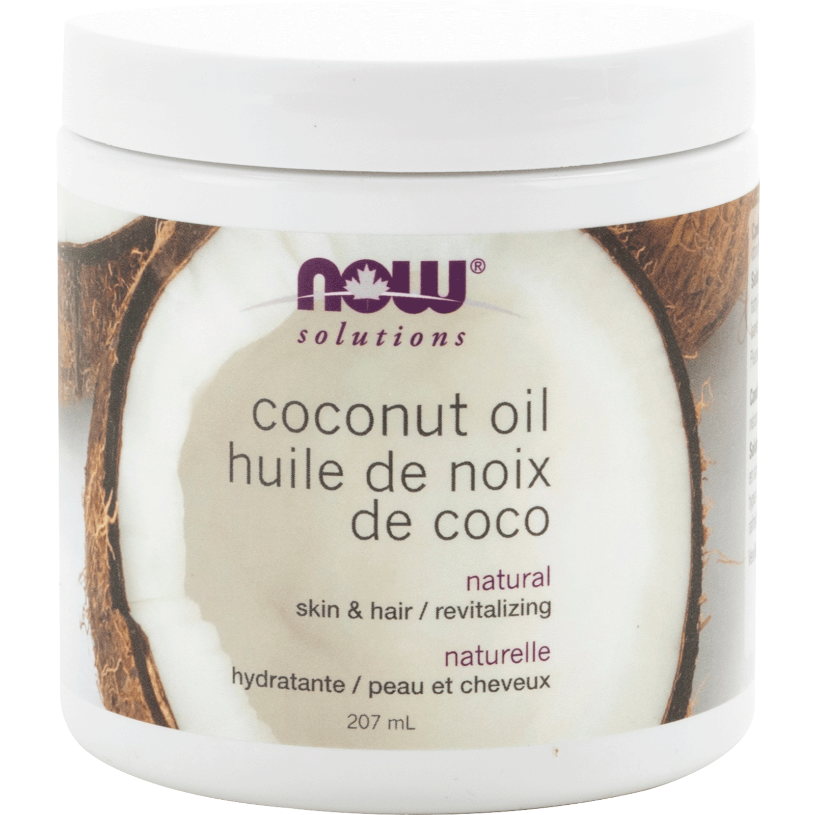 NOW Coconut Oil 207ml - Lighten Up Shop