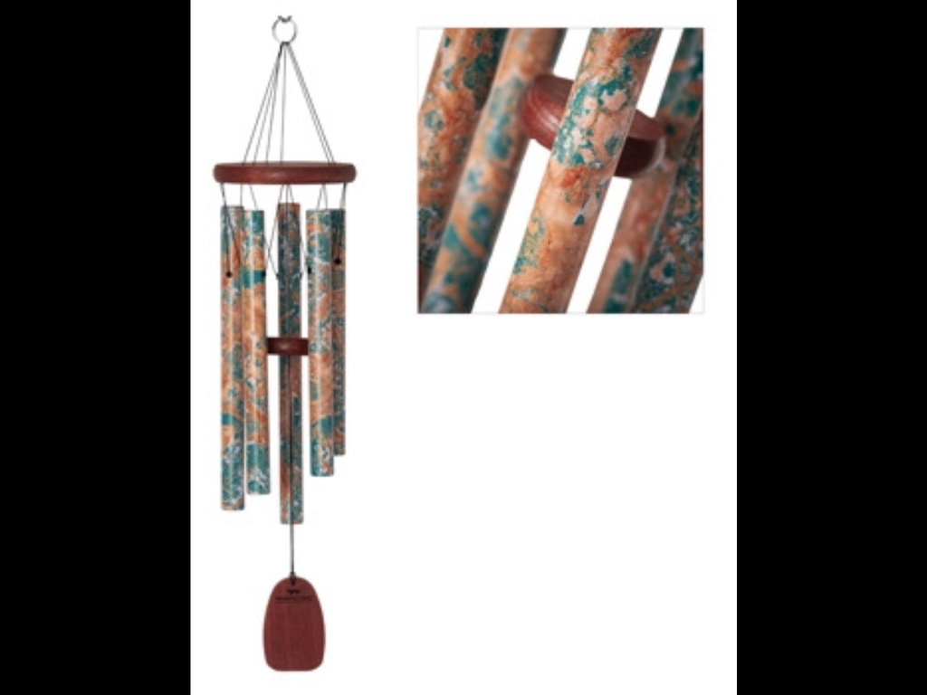 Patina Green Marble Windchime - Lighten Up Shop