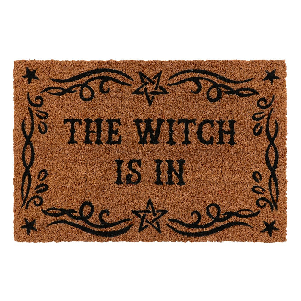 The Witch is in Welcome Mat - Lighten Up Shop
