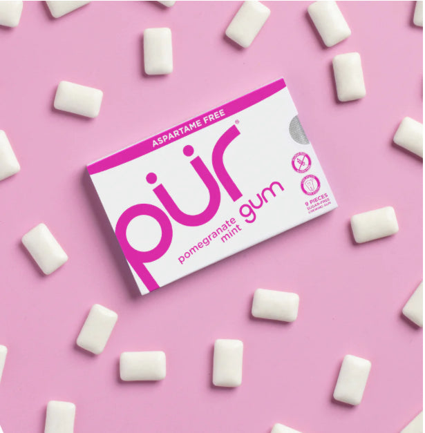 Pur Gum Pomegranate Mint 9 Pieces - Lighten Up Shop