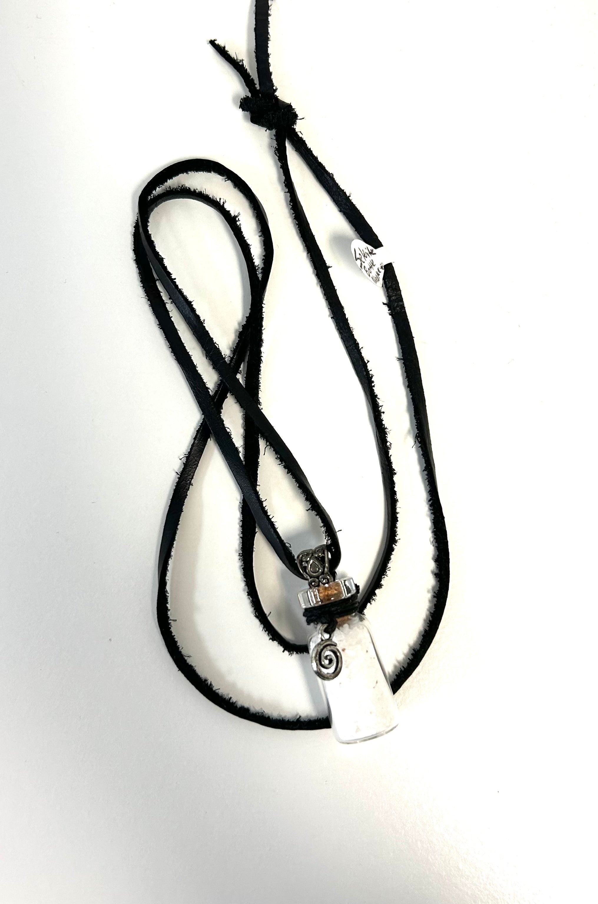 Selenite Bottle Necklace - Lighten Up Shop