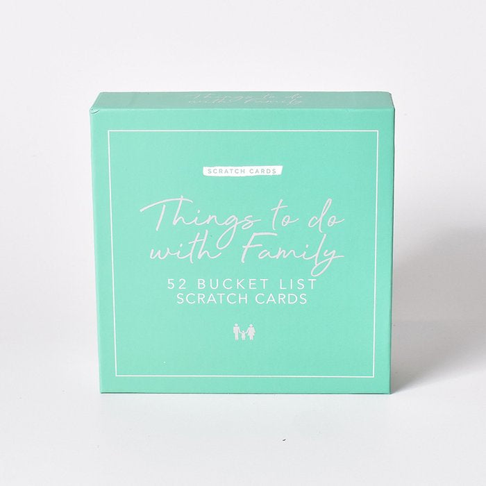Things To Do With Family 52 Bucket List Scratch Cards - Lighten Up Shop
