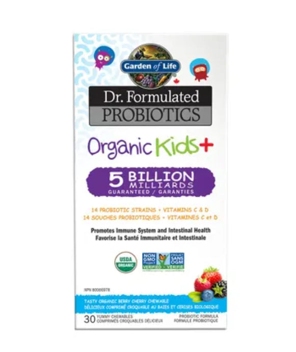 Dr. Formulated Probiotics for Kids+ 5 Billion - Berry Cherry (Organic) - Lighten Up Shop
