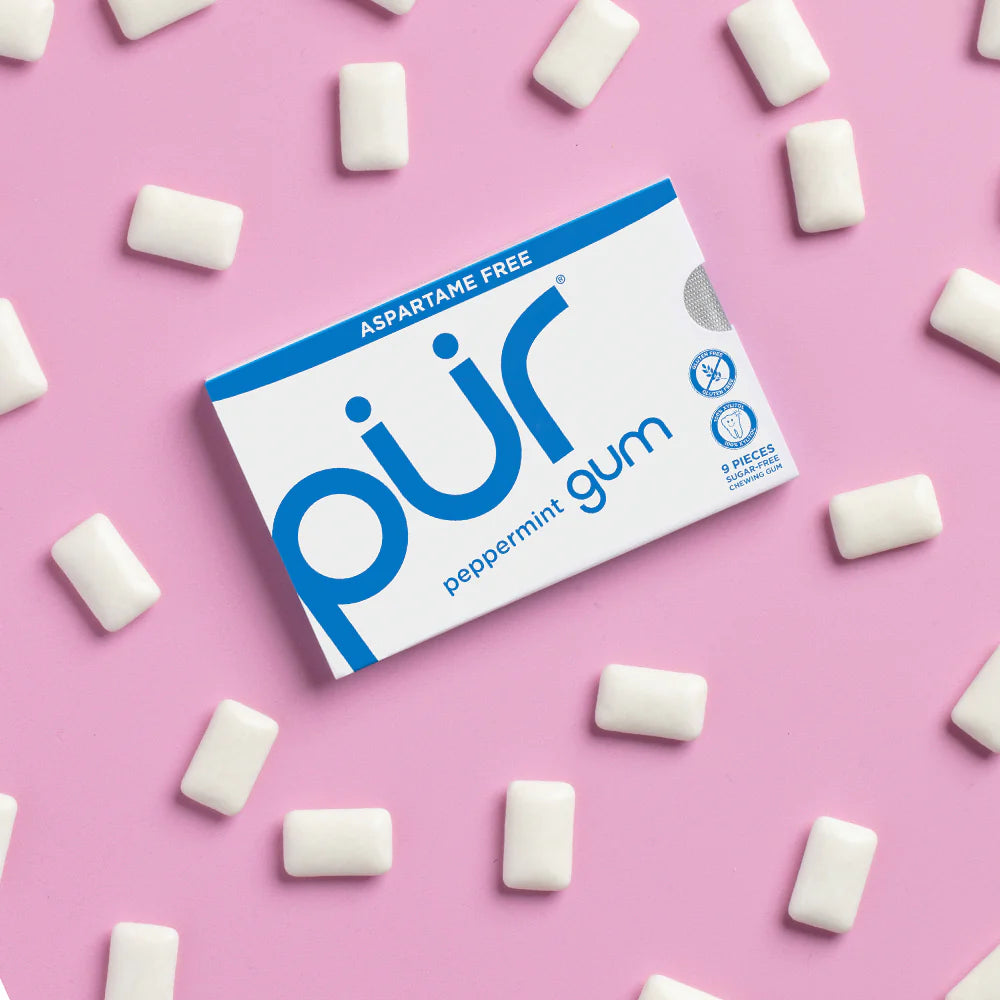 Pur Gum Peppermint 9 Pieces - Lighten Up Shop
