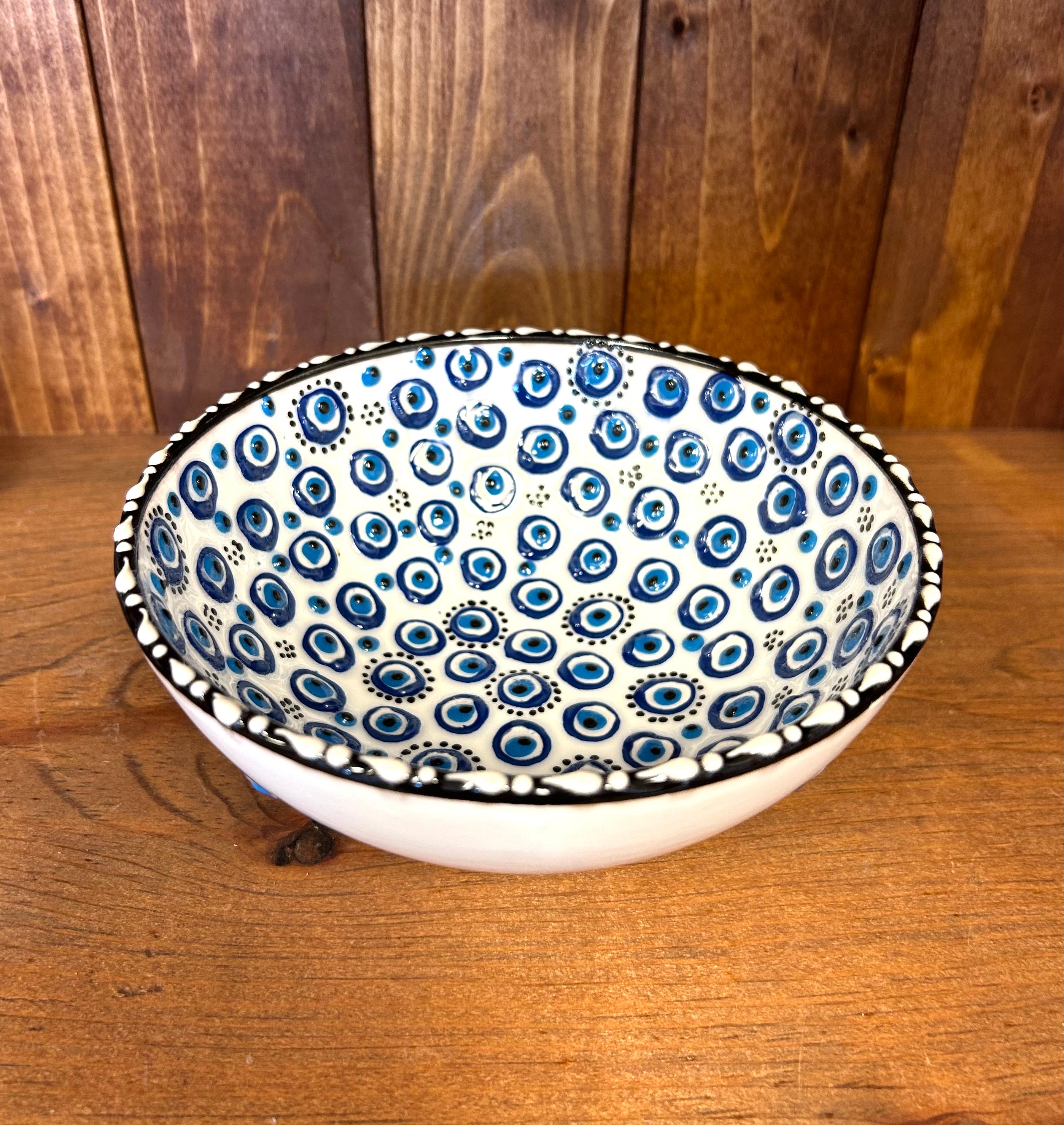 Ceramic Evil Eye Bowl - Lighten Up Shop