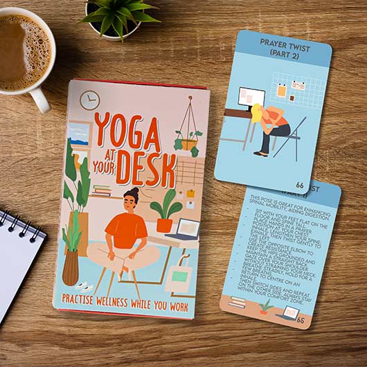Yoga at Your Desk Cards - Lighten Up Shop