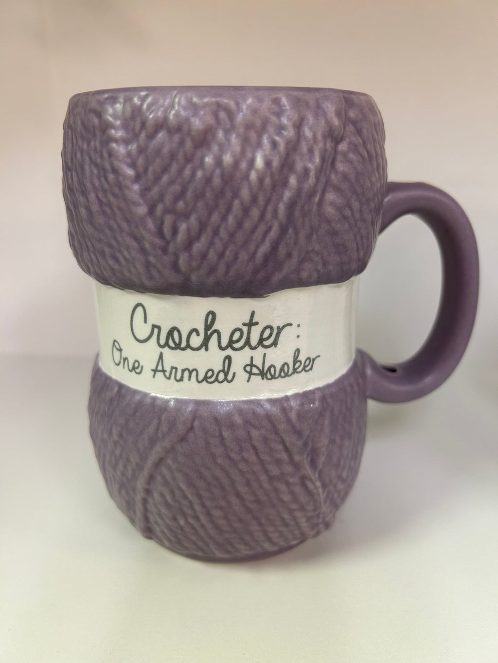 Crocheter: One Armed Hooker Mug - Lighten Up Shop