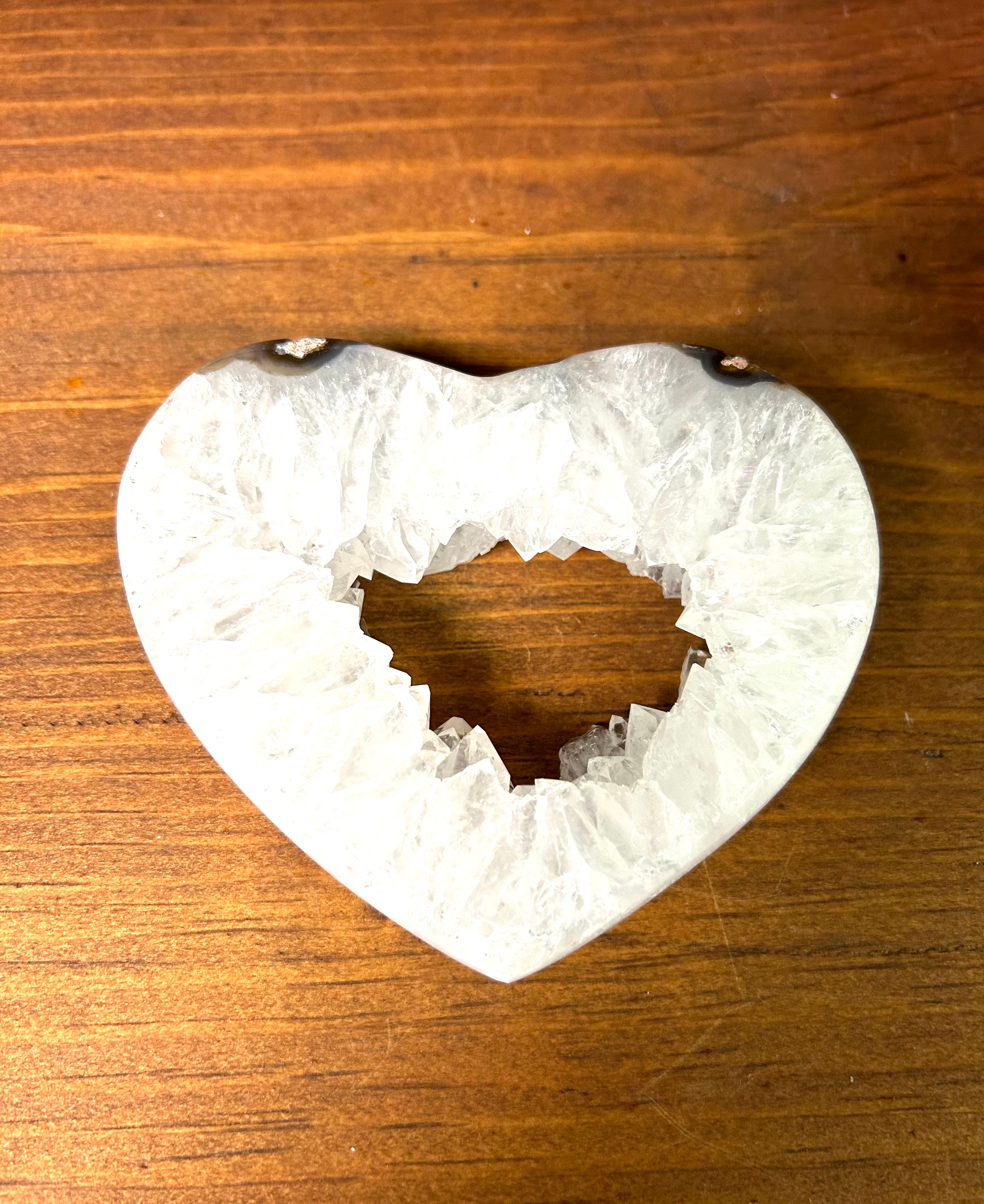 Agate Carving Heart - Lighten Up Shop
