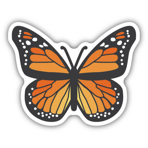 Monarch Butterfly Sticker - Lighten Up Shop