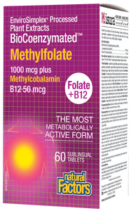 BioCoenzymated Methylfolate 60 Sublingual tablets - Lighten Up Shop