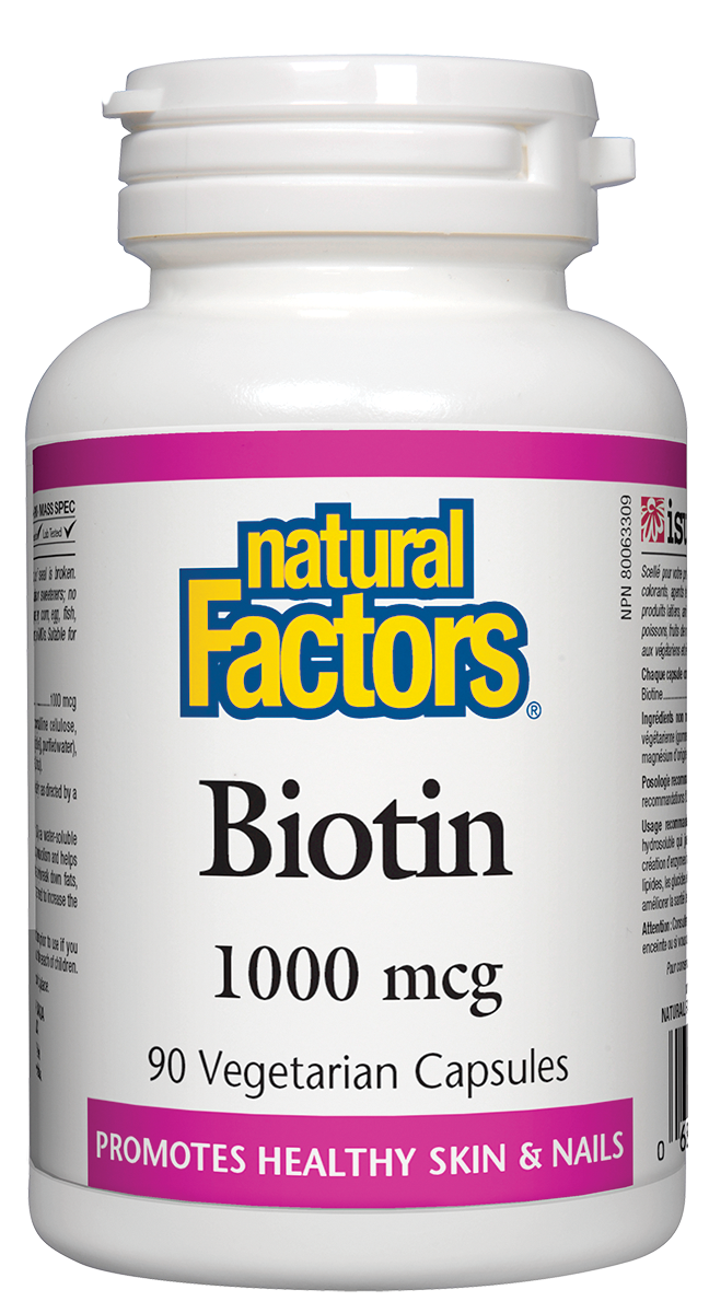 Biotin 1000mcg 90 Capsules - Lighten Up Shop