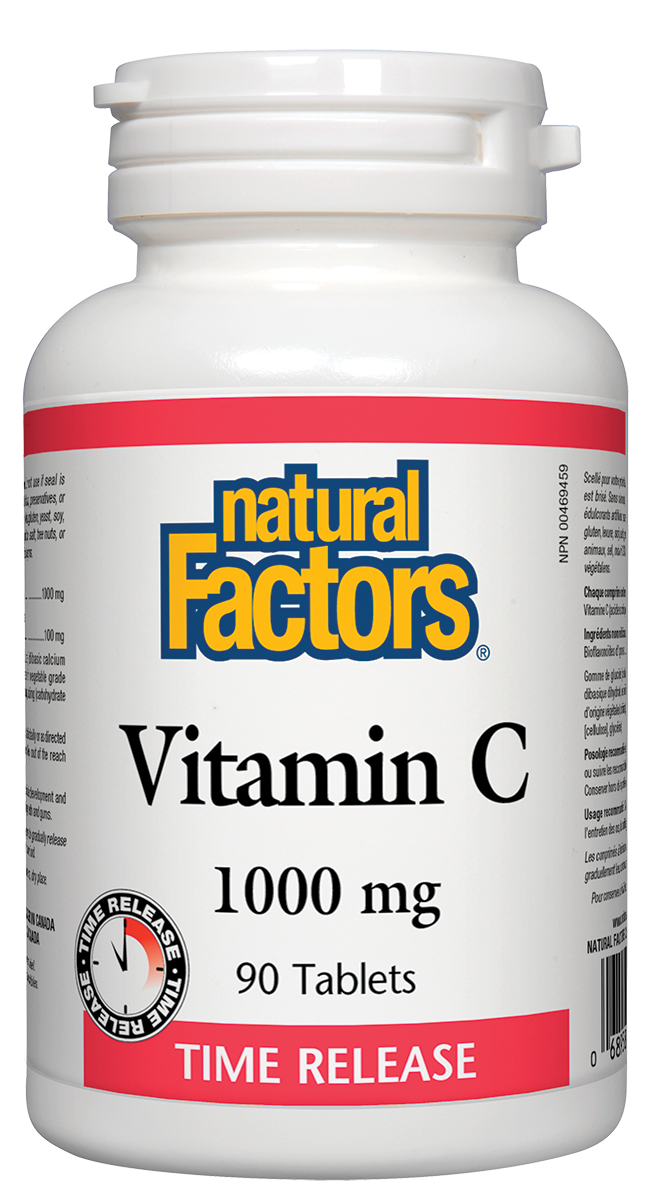 Vitamin C 1000mg 90 tablets Time Release - Lighten Up Shop