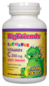 Big Friends Chewable Vitamin C 250mg 90 chewable - Lighten Up Shop