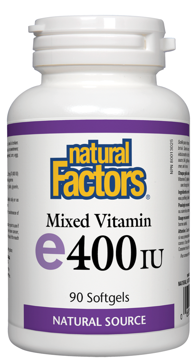 Mixed Vitamin e400IU 90 softgels - Lighten Up Shop