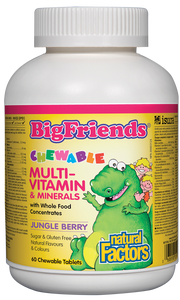 Big Friends Multi Vitamins and Minerals 60 Chewable tablets - Lighten Up Shop