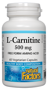 L-Carnitine 500mg 60 capsules - Lighten Up Shop