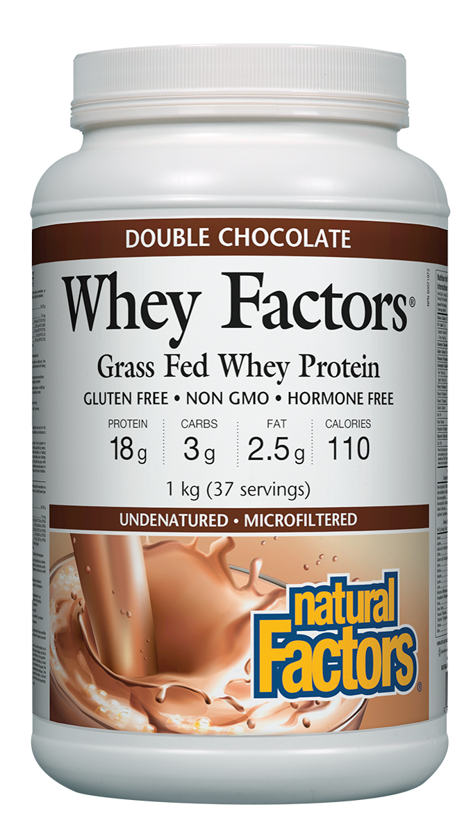 Whey Factors Double Chocolate 1kg - Lighten Up Shop