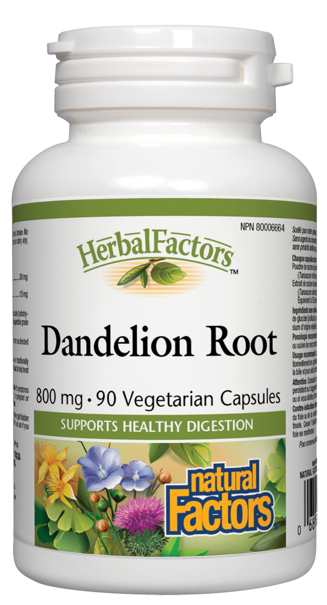 Dandelion Root 800mg 90 capsules - Lighten Up Shop