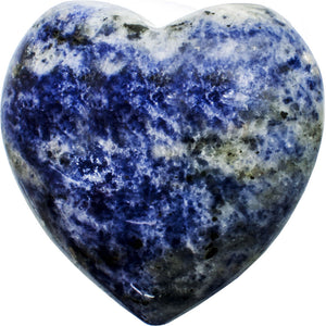 Sodalite Heart 1.5" - Lighten Up Shop