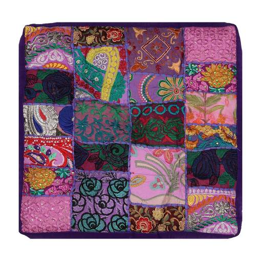 Meditation Cushion Square Purple - Lighten Up Shop