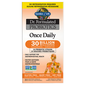 Dr. Formulated Probiotics Once Daily 30 Billion 30 Capsules - Lighten Up Shop