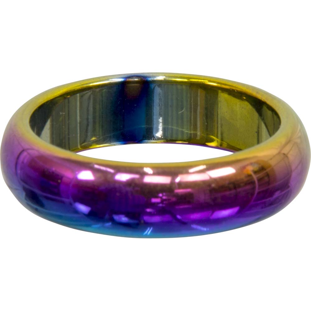 Rainbow Hematite Ring - Lighten Up Shop