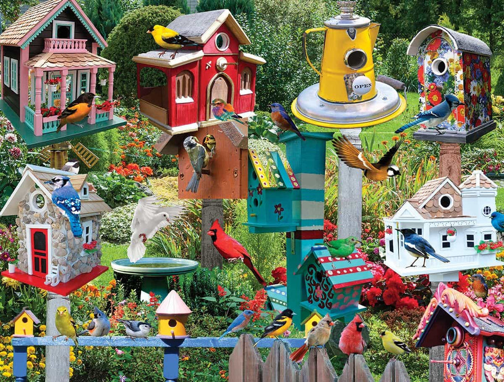 Birdhouse Village Puzzle 500pc - Lighten Up Shop