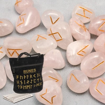 RUNES (Rose Quartz) - Lighten Up Shop