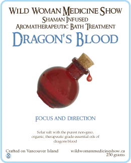Dragon’s Blood Focus and Direction Bath Treatment (250g) Wild Woman Medicine Show - Lighten Up Shop