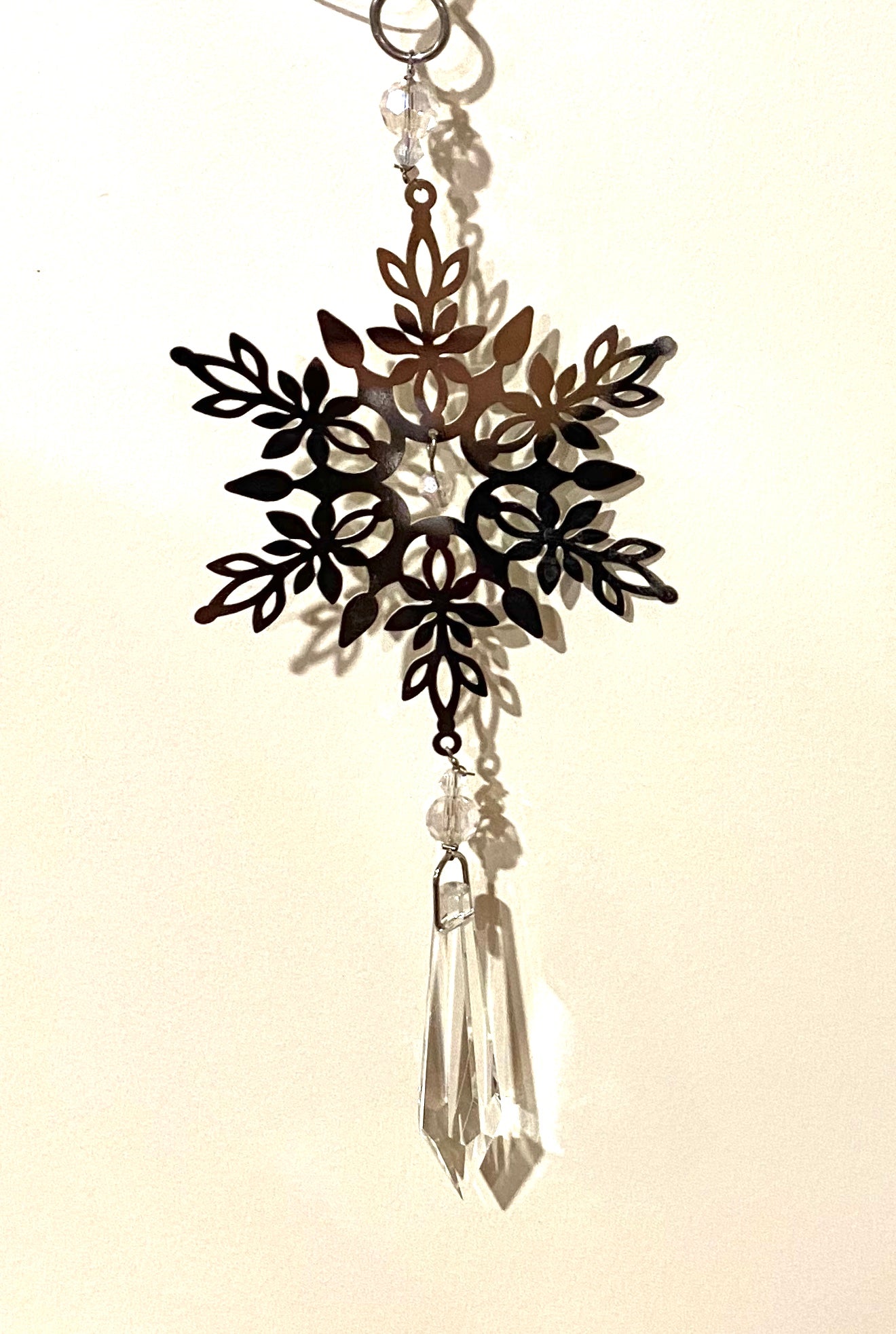 Prism Drop Ornament - Snowflake - Lighten Up Shop