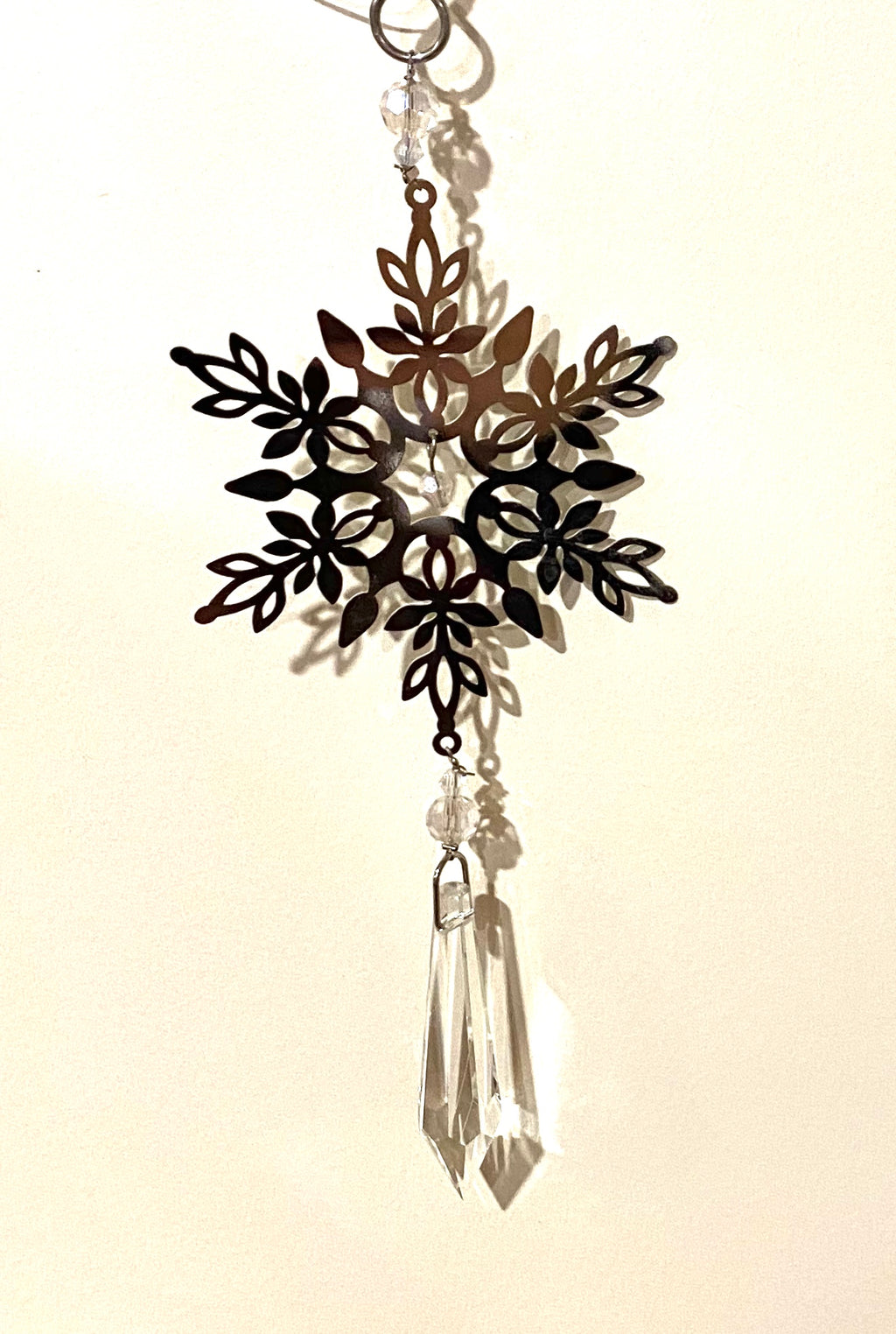Prism Drop Ornament - Snowflake - Lighten Up Shop