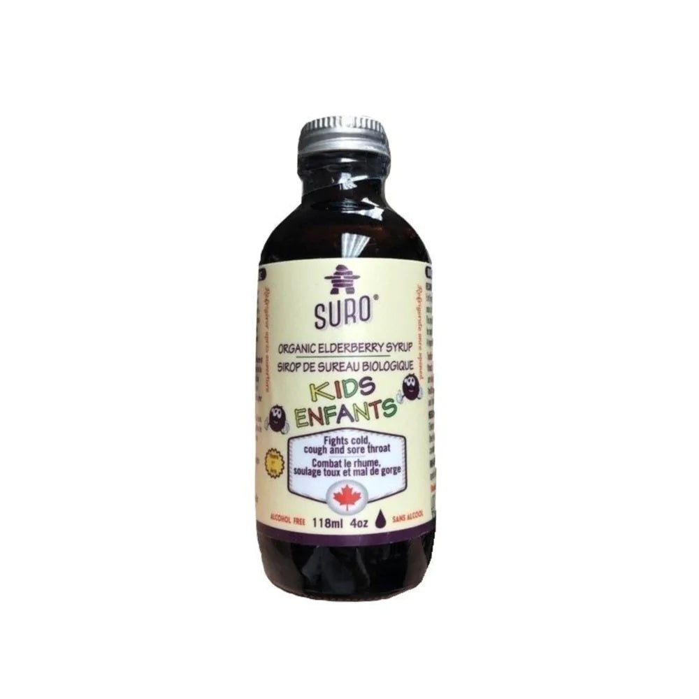 Suro Organic Elderberry Syrup for Kids 118ml - Lighten Up Shop