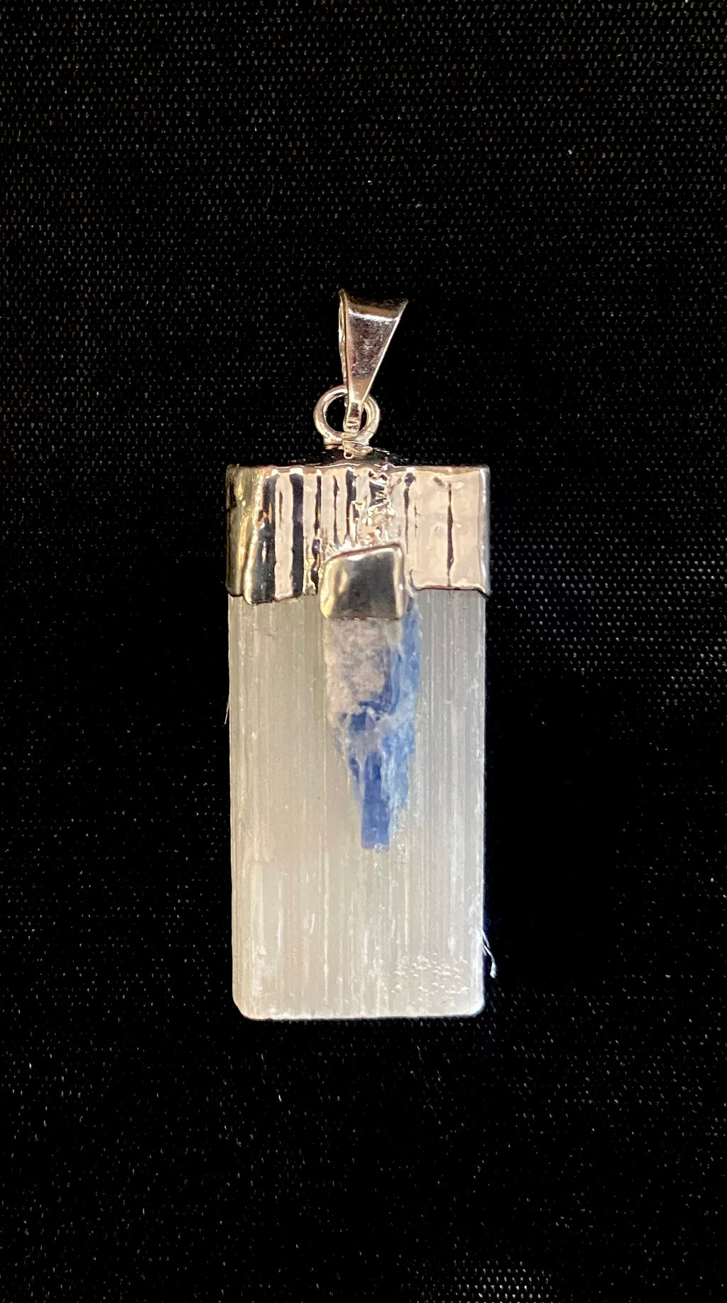 Selenite Kyanite Pendant - Lighten Up Shop