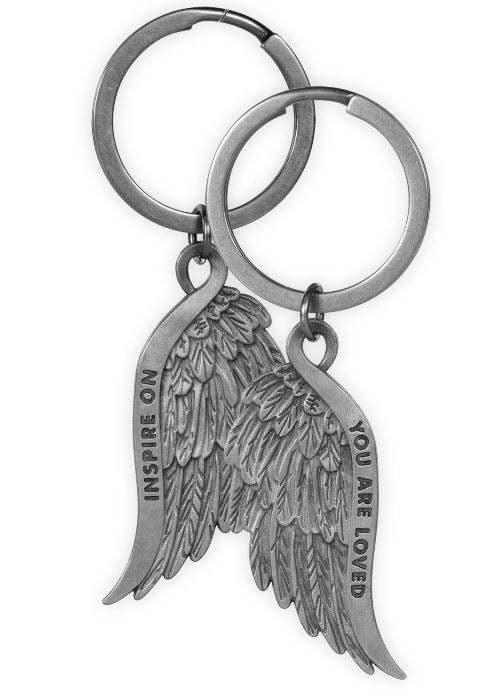 Angel Wing Keychain - Lighten Up Shop