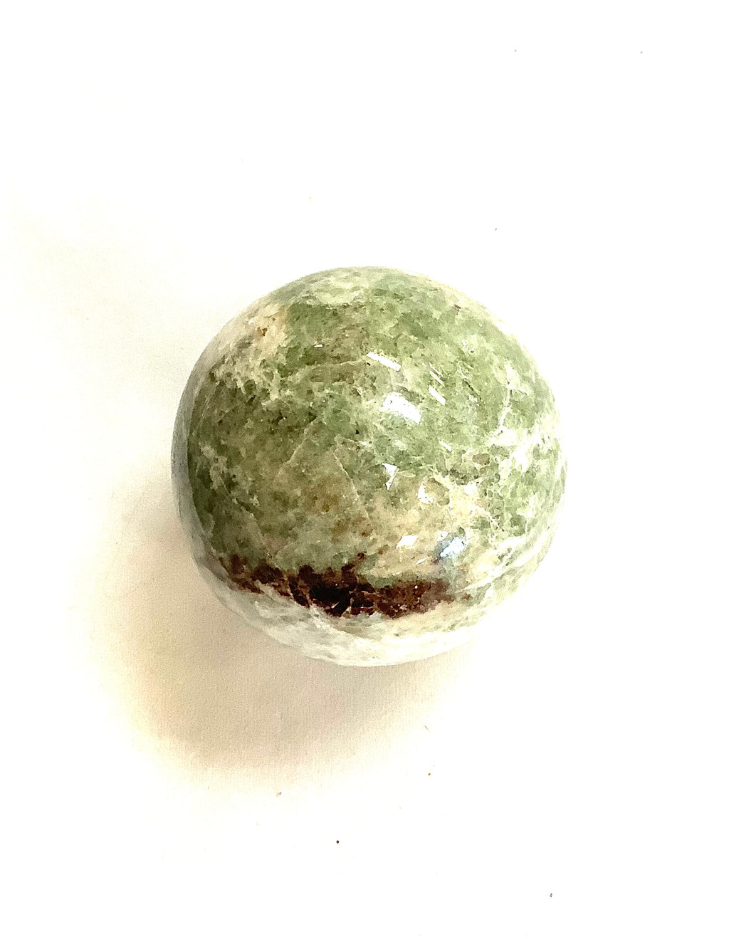 Vesuvianite & Garnet Sphere 2” - Lighten Up Shop