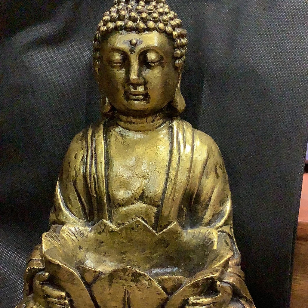 Buddha Holding Lotus Statue - Lighten Up Shop